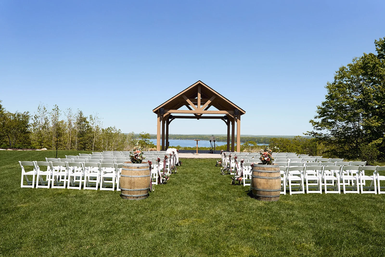 guest candid reaction during ceremony, seated crowd